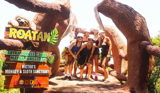 Zipline tour roatan