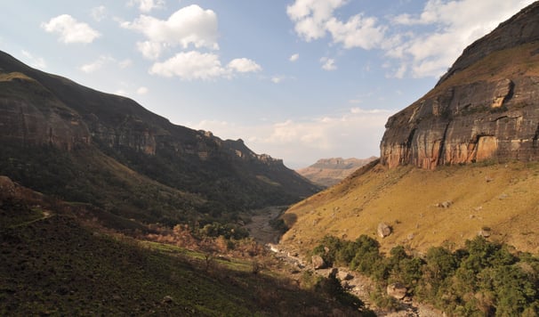 Tugela gorge walk and Policemans Helmet, Thendele Upper Camp, Drakensberg Amphitheatre, South Africa