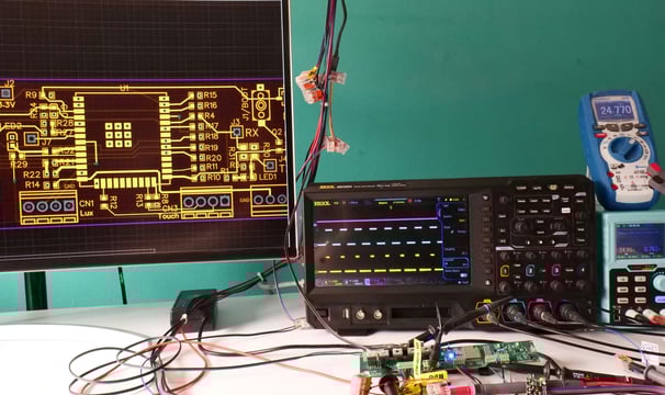 Embedded test bench for real-time pump monitoring PCB development