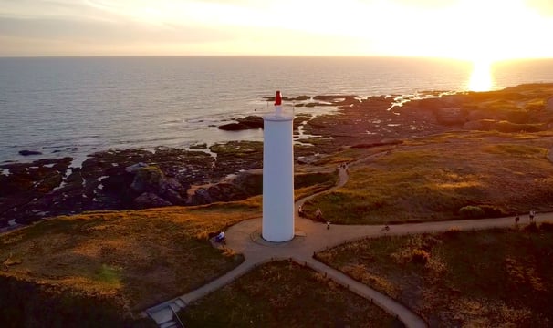 Photo drone couché de soleil Genecis Studio Photographe Tours 37 Indre et Loire Mariage Entreprise