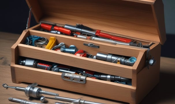 A white envelope is shown with a rectangular window and printed text. The text reads, 'Why have a stairlift when you can have a real lift?' At the bottom, contact information for a company named Stiltz is provided, including a website and phone number.