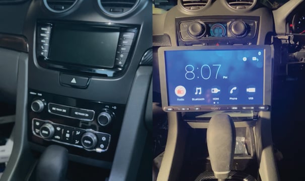 Holden and VE Commodore head unit upgrade installed in Gold Coast