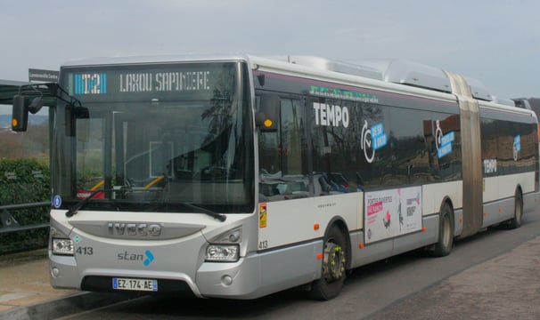 Un Urbanway 18 GNV de 3ème série