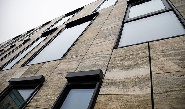 FOSS Denmark, Silver Travertine Tiles