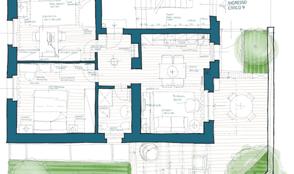 Immobile moderno ristrutturato a Golosine Santa Lucia Verona  | Bianchi Living