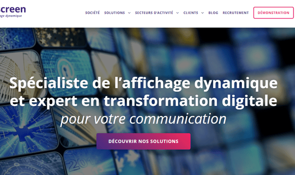 sample website screenshot