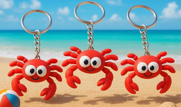 Krab sleutelhanger