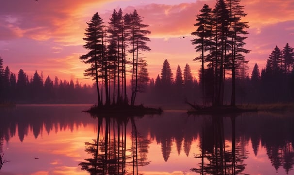 A laptop is displayed with a video editing software open on the screen. The words 'Be Creative.' appear prominently, suggesting a focus on creativity. The background features swirling light patterns in shades of purple, pink, and blue, creating an artistic ambiance.