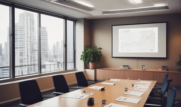 a laptop computer sitting on top of a wooden table