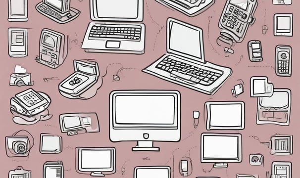 a laptop computer sitting on top of a wooden table