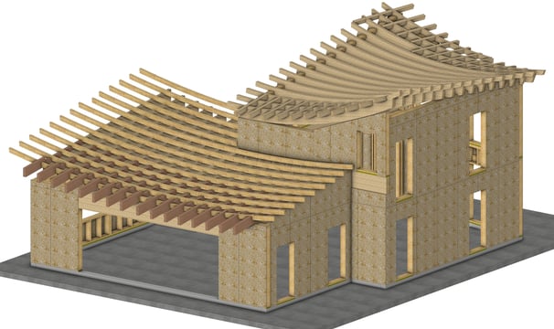 Bâtiment à Lauzach