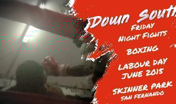 down south boxing event poster