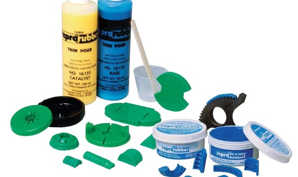 repro rubber quick setting putty