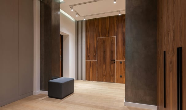 frameless doors, interior doors, loft doors, flush to wall doors thermal doors