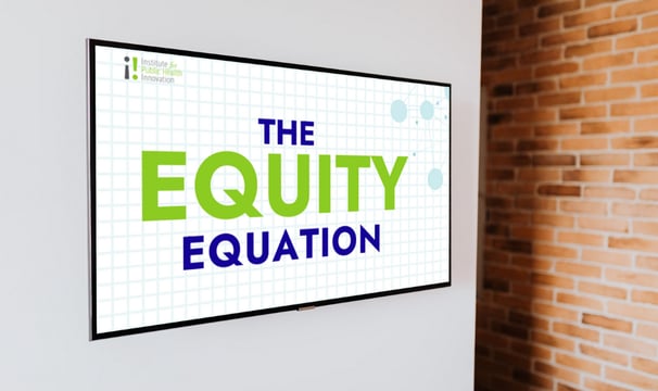 a sign that says the equity equation