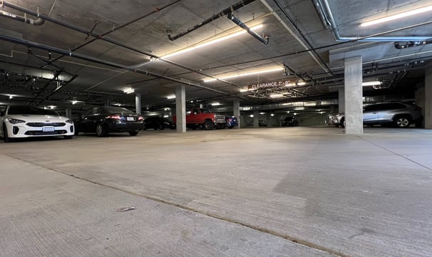 luxury apartment garage