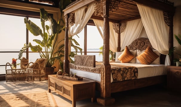 Balinese-style luxury villa vacation rental in Indonesia