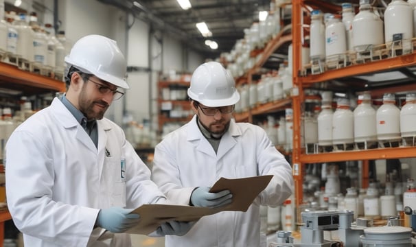 A factory complex emitting large clouds of smoke under a dramatic, cloudy sky. The scene is dominated by an industrial environment with metal structures and chimneys releasing emissions into the atmosphere. Bright red neon signage reads 'AMERICAN CRYSTAL SUGAR CO.' at the forefront.