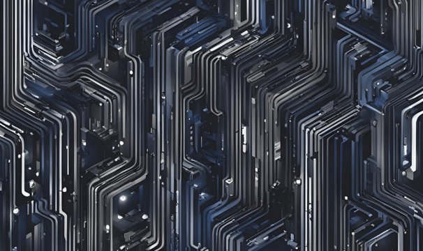 a computer generated image of a circuit boarder