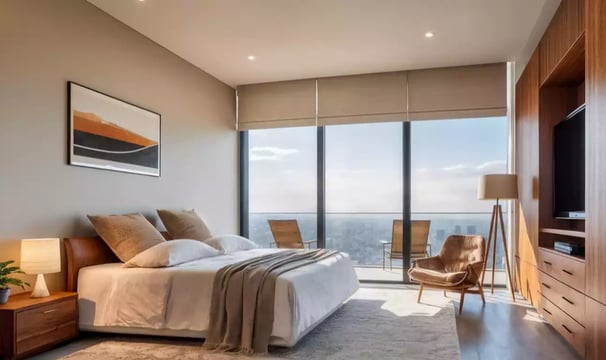 render alcoba proyecto residencial en santa marta