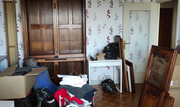 débarras d'un appartement