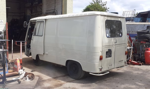 late 70s, Peugeot J7 van