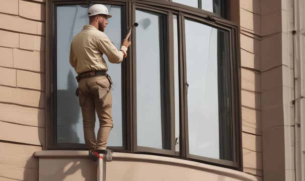 Nettoyage de vitres à Lisieux, offrant une finition parfaite et respectueuse de l’environnement
