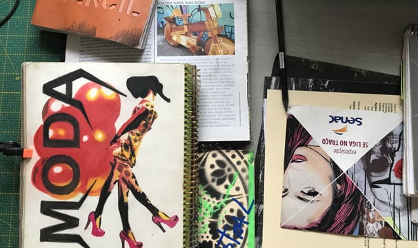Livro de artista: estudos visuais.