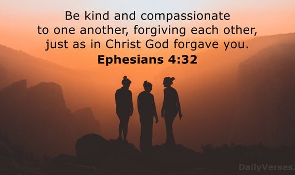 just as in Christ God forgave you