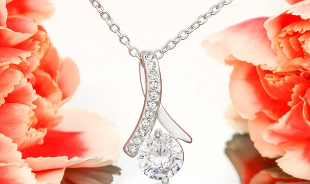 a diamond pendant necklace with a diamond pendant