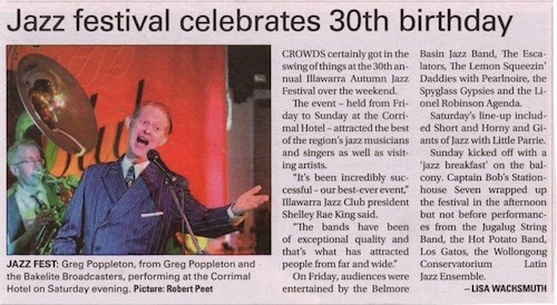 1920s 1930s swing band for jazz festivals