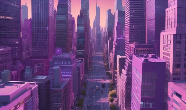 A laptop displaying coding software is placed on a wooden desk in a lecture hall. Behind the laptop, chalkboards can be seen with written equations and notes. The environment suggests an educational or programming context.