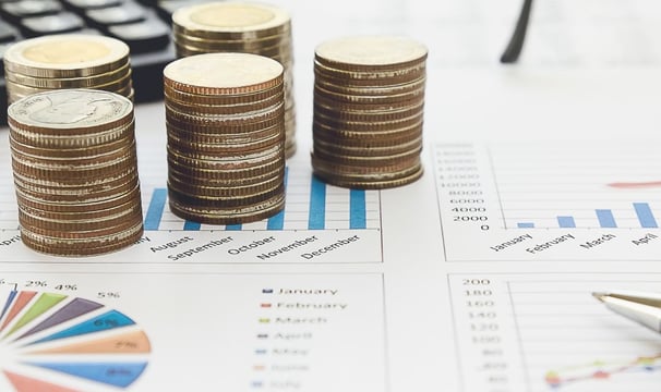 a calculator and a calculator on a table