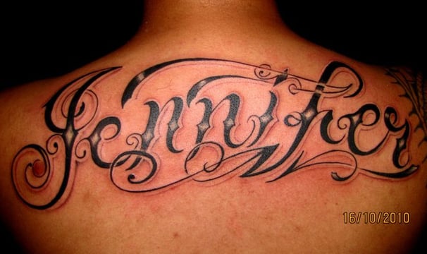 lettering script tattoo carl cocker  melbourne brisbane sydney perth 