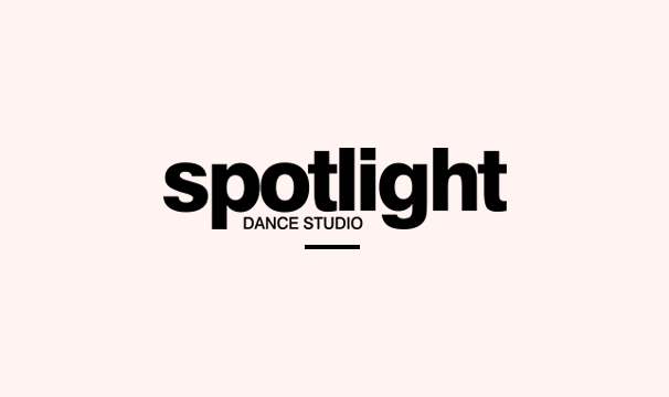 A logo for Spotlight Dance Studios