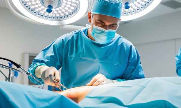 surgeon in the operation room