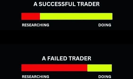 What practice should a stock market trader do to avoid doing the same mistakes again and again?