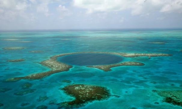 Exploring Belize’s Great Blue Hole, The Massive Underwater Sinkhole That’s Visible From Space