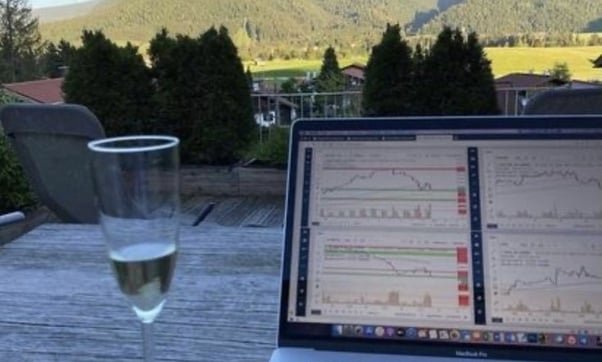 How much luck is important in intraday trading if you want to live with trading?