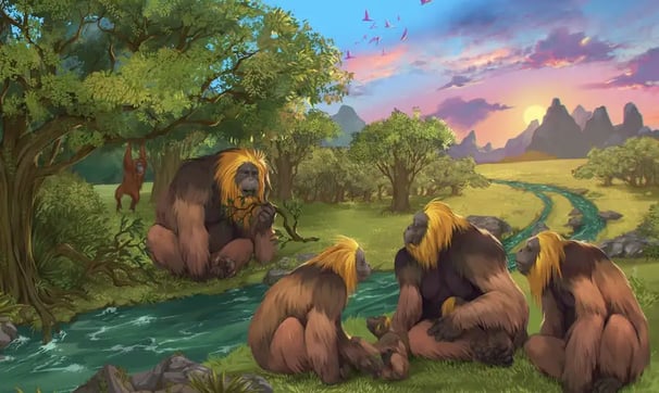 Why Huge Ape Gigantopithecus went Extinct up to 295,000 Years Ago