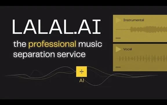 a professional music service for the professional musician LALAL.AI