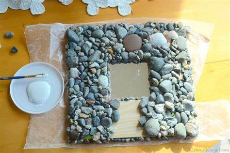 glue rocks to wood