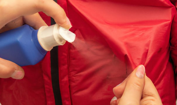 spray waterproofing on jackets and shoes
