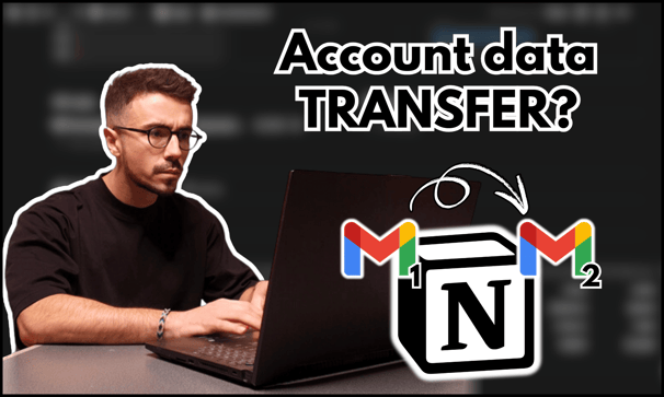 how to move notion database to another email