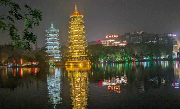 Sun-Moon Temple, Guilin, China