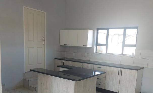 Completed kitchen in Wildtuin Park Estate home.