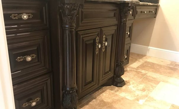 San Antonio Ornate Custom Cabinets