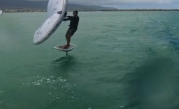 Jake B winging in Maui