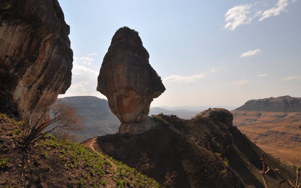 Tugela gorge walk and Policemans Helmet, Thendele Upper Camp, Drakensberg Amphitheatre, South Africa