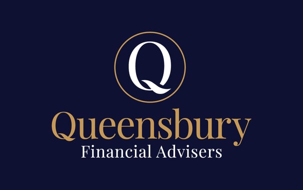a logo for a financial firm called queensbury financial advisers
